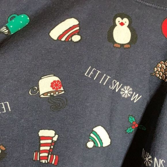 Men’s Blue Christmas Sweater 2XL - Picture 3 of 5